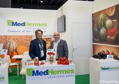 Francesco Savarino, International product manager cucurbitacee, e Andrea Restuccia, international manager di Med Hermes.