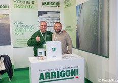 Mario Dal Degan, responsabile vendite di Italia Lirsa Spa, e Giuliano Giotto, responsabile tecnico di Arrigoni.