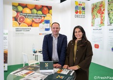 Julien Reitano, general manager, e Sanaz Alishahi Ghomi, sales rappresentative di Decco.