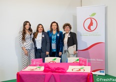 Beatrice Rotante, Cinzia Albani, Angela Biundo e Nuccia Alboni, socie dell'Associazione Nazionale Le Donne dell’Ortofrutta.