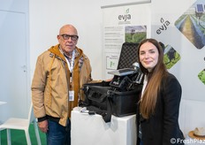 Carmelo Blandino, responsabile per la Sicilia, e Roberta Ciccarelli di Evja.