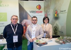 Febbronio Bonaccorsi, direttore commerciale, Matteo Bonaccorsi, amministratore, e Alfina D’Anna, responsabile amministrativo di Verdagri.