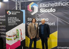 Carmelo Sciuto e Adamo Zappalà di Etichettificio Siculo.
