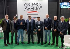 Presso lo stand del Gruppo Arena, a centro il CEO, Giovanni Arena.