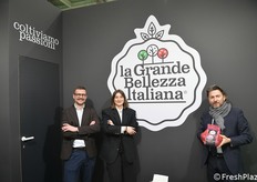 La Grande Bellezza Italiana era in fiera con Andrea Bighelli (ditta Perusi), Chiara Gaiardoni (coordinatrice LGBI) e Leonardo Odorizzi