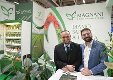 Marco Magnani e Alessandro Fortini della ditta "Magnani erbe aromatiche"