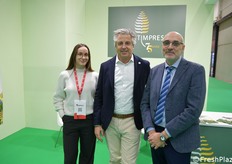 Fruitimprese: il vice presidente Stefano Pezzo, il direttore Pietro Mauro e Flavia Borda