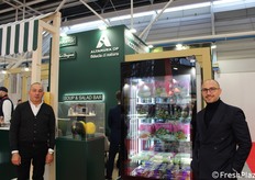 Alfonso e Fabio Altamura, rispettivamente presidente e vicepresidente dell'Organizzazione di produttori campana Altamura