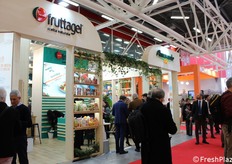 Stand Fruttagel, cooperativa di trasformazione agroindustriale tra i soci fondatori del Consorzio Almaverde Bio