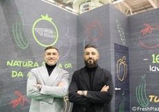 Daniele Calabrese (responsabile commerciale) e Gaetano Salafia (responsabile amministrativo) della Op Natura Sicula