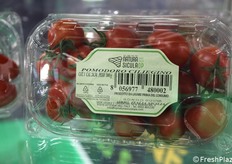 Tra i prodotti portati in fiera dalla Op, il pomodoro ciliegino