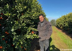 Salvatore Bel Fiore, agrumicoltore di Metaponto (Matera)