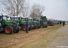 50 trattori sono stati a supporto di Orticoltura Tecnica in Campo per un valore, approssimativo, di circa 8 milioni di euro