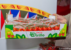 Una cassetta di pomodorini di Orto Dirillo.