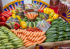 Una vasta varietà di prodotti ortofrutticoli del Consorzio Fonteverde.