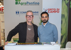 Gianfranco Benetti (responsabile commerciale) e Lorenzo Gatti (agronomo) della  cooperativa Orto di Campo.