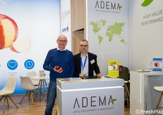 Jürgen Braun (fondatore) e Martin Rottensteiner (amministratore) dell'azienda Adema, attiva da oltre 25 anni nell’industria internazionale delle mele.