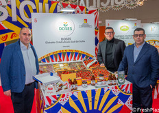 Gianluca Parlagreco, titolare soc. agricola Parlagreco, Gianni Polizzi, direttore del DOSES - Distretto Ortofrutticolo Sud-Est Sicilia, e Giuseppe Fernandez, titolare azienda Donnafugata conserve di Sicilia.