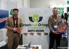 Angelo Cassibba (responsabile acquisti) e Giovanni Cassibba (direttore commerciale) della Greensud Ortaggi.