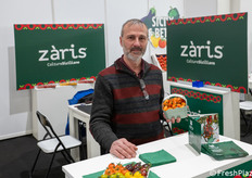 Francesco Piccione, rappresentante dell'azienda Zàris, specializzata nella produzione di pomodoro ciliegino.