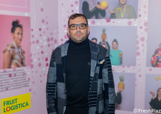 Incontri in fiera: Giuseppe Morreale, titolare dell'azienda Naturé, che si occupa della commercializzazione di prodotti ortofrutticoli, in particolare uva da tavola e pomodoro.