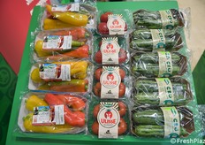 Peperone Cornelio, pomodoro Ulisse e zucchina Cru, tre dei prodotti a marchio