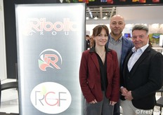 Giuseppe Ribotta, Graziano Frua, Giorgia Audisio allo stand Ribotta Group