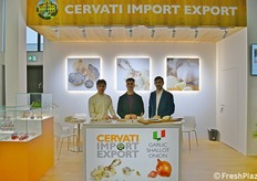 Lucio Fava, Pietro Fava, Gabriele Bellei di Cervati specialisti in aglio