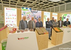 Allo stand Apofruit con il presidente Mirco Zanotti e il direttore Ernesto Fornari