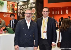 In rappresentanza di AOP Arcadia, Salvatore Pecchia (responsabile tecnivo) e Francesco Nicodemo (presidente). AOP Arcadia associa organizzazioni di produttori, coordina strategie di crescita e aggregazione, promuovendo la qualità e la competitività dei soci sui mercati nazionali e internazionali.