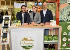 Nello stand collettivo della Regione Puglia, per l'azienda Valledoro: Giampiero Ligrone, Judyta Bajorska e Fabio Gravina.