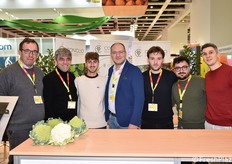 Nello stand collettivo della Regione Puglia, i rappresentanti dell'azienda Coniglio: Nicola Coniglio (titolare), Pier Angelo Petruzzi, Pietro Petruzzi, Giuseppe Petrelli, Angelo Colapietro, Antonio Sportelli e Umberto Memola.
