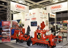 Lo stand dei macchinari Forigo.