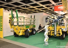 Lo stand dei macchinari N.Blosi.