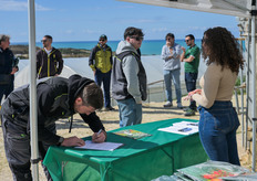 Fase di accoglienza e registrazione dei partecipanti all’open day.