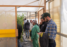 Operatori della filiera in attesa dell’inizio delle visite tecniche.