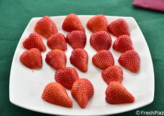 La varietà Elyson pronta per la prova di assaggio.