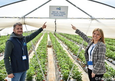 Giuseppe Stigliano e Fabrizia Settembrino dello staff NSG.