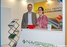 Presso lo stand Qcs/software Navgreen incontriamo Filippo Busca e Alessia Picone.