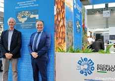 Presso lo stand Piemonte abbiamo incontrato Domenico Sacchetto e l'assessore all'agricoltura Paolo Bongioanni.