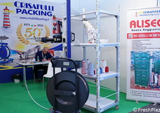 Salvatore Crisafulli al proprio stand.