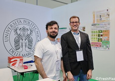Per l'Università Politecnica delle Marche, un saluto ai lettori di FreshPlaza da Rohuallah Qaderi e Luca Capriotti.