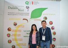Daniele Neri e Mariangela Troiano dell'azienda vivaistica "Neri Daniele"