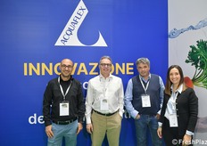 Alberto Corsi, Paolo Dameda, Paolo Negrini e Chiara Magro di Acquaflex