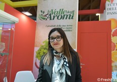 Allo stand La valle degli Aromi c'era Maria Francesca Collura