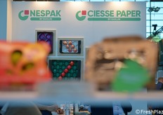 Lo stand della Nespak Ciesse Paper (Gruppo Guillin)