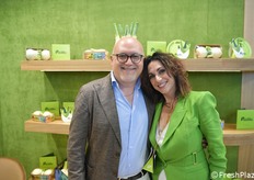 Per la prima volta come espositori, Ciro e Mariapia Paolillo dell'omonima azienda campana Paolillo, specialista in finocchi.