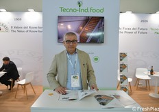 Allo stand Tecno Ind Food, Antonio Novellino