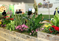 Gli stand erano decorati in modo molto elegante.