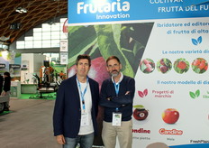 José Fernando Naranjo e Joaquín Bergen di ASF Frutaria, specializzati nello sviluppo varietale di alberi da frutto.